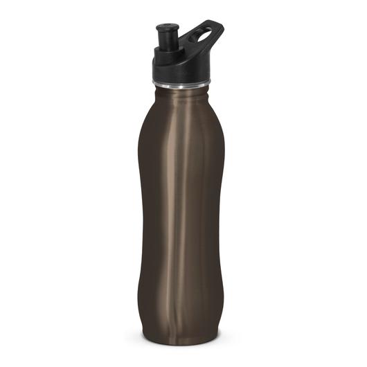 Dalkeith Metal Drink Bottles Translucent Gunmetal